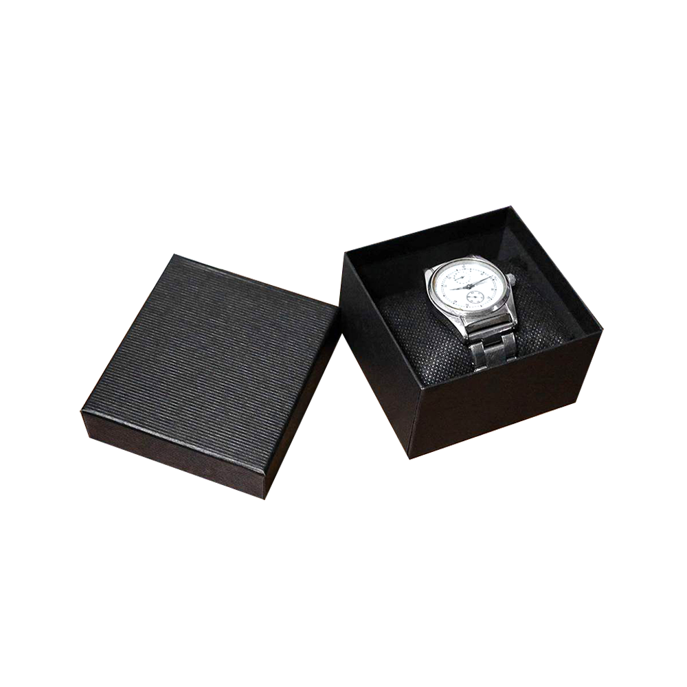 Cajas de regalo marrones para relojes con cojín de almohada cajas de regalo de joyería para pulseras